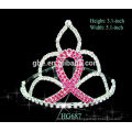 Diamant-Festzug Krone rosa Strass Logo Partei Tiara Krone Krone Brieftasche